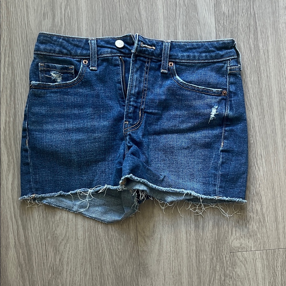 Old Navy Dark Blue Denim Cutoff Shorts